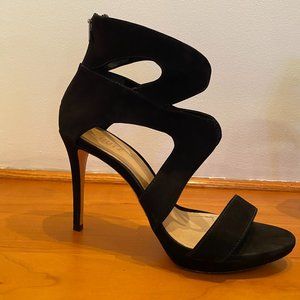 🔴SOLD on eBay Schutz Black Suede Heels - Size 10